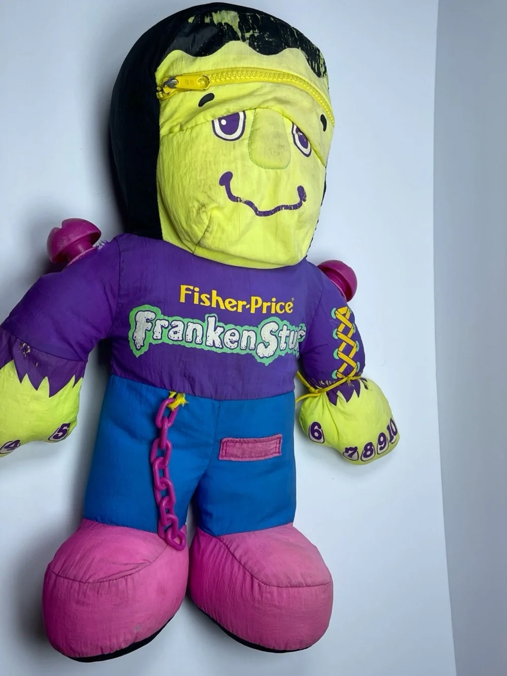 Fisher-Price FrankenStuff Frankenstein Plush Doll Large 24-36 in 1991 MPN 2274